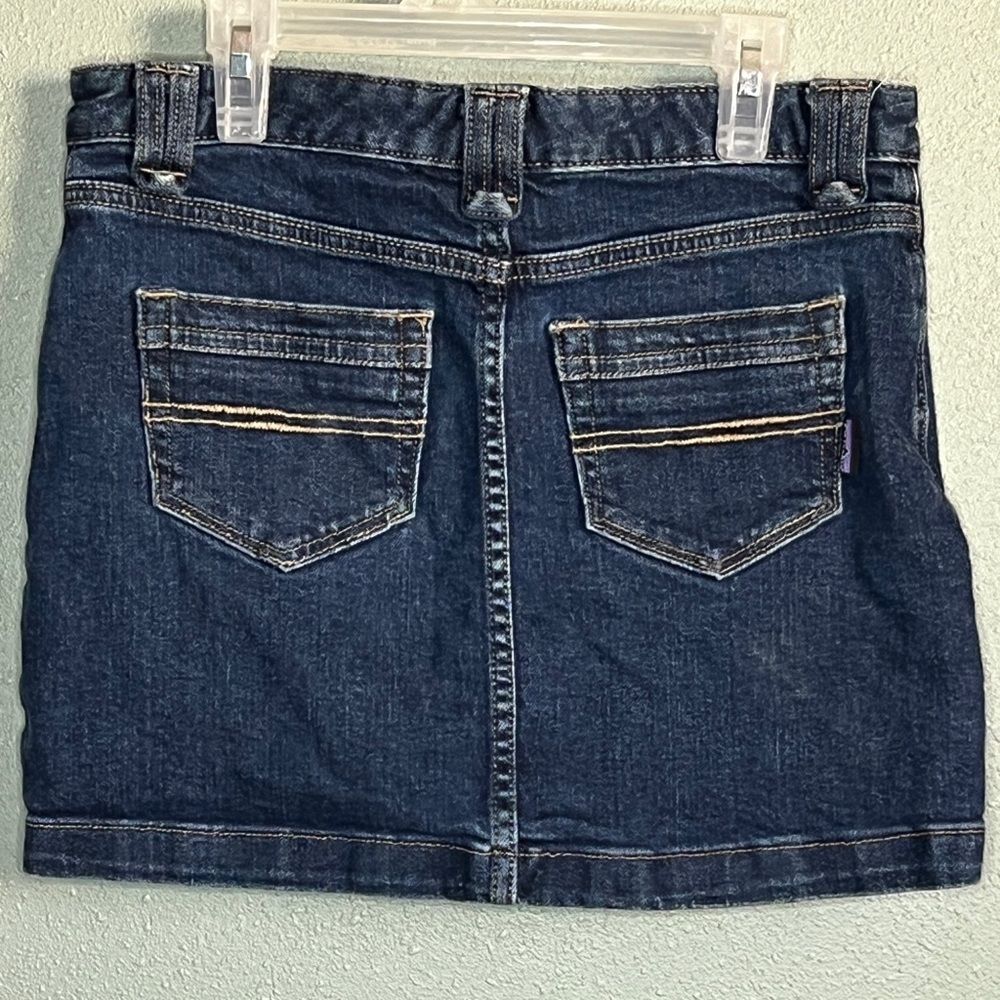 Patagonia Dark Wash Mini Denim Jean Skirt Size 2